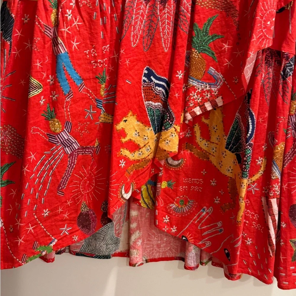 Farm Rio Wrap Skirt - Picture 4 of 5